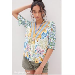 NWT Top Rated ANTHROPOLOGIE bl-nk brand Stephanie Top size XS